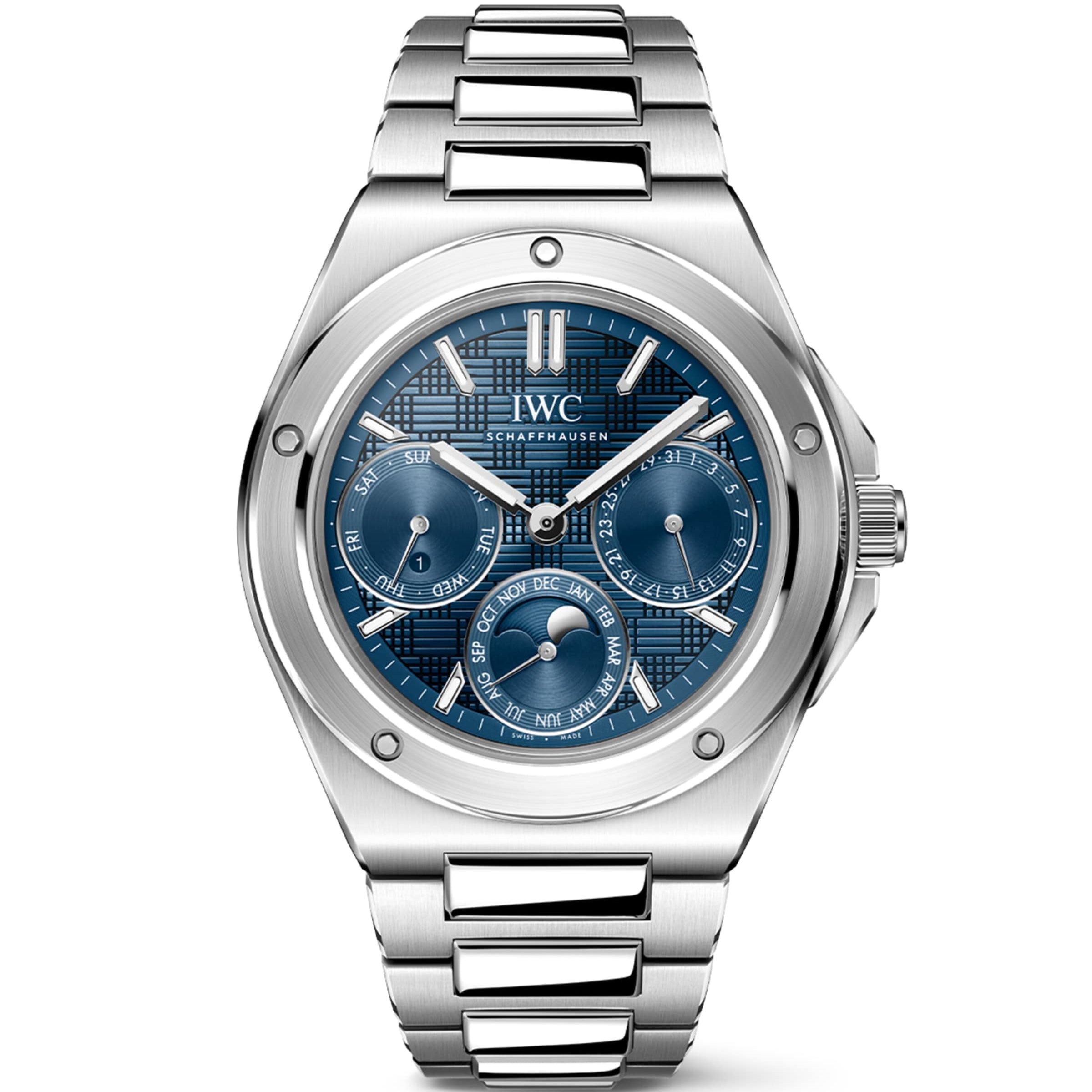 Stainless Steel Ingenieur Automatic Perpetual Calendar Watch 41.6mm