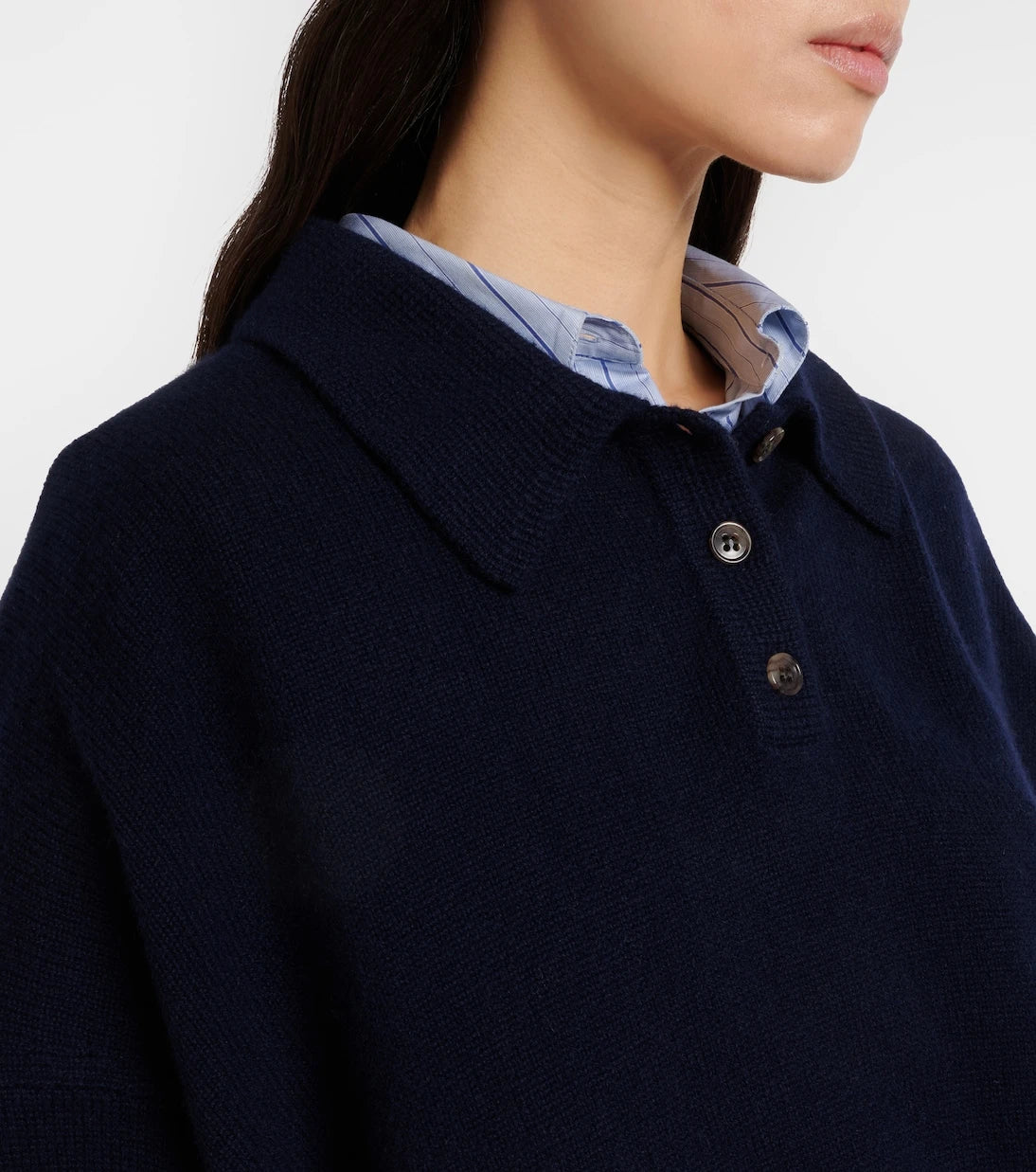 Lisa Yang - Etta cashmere polo sweater