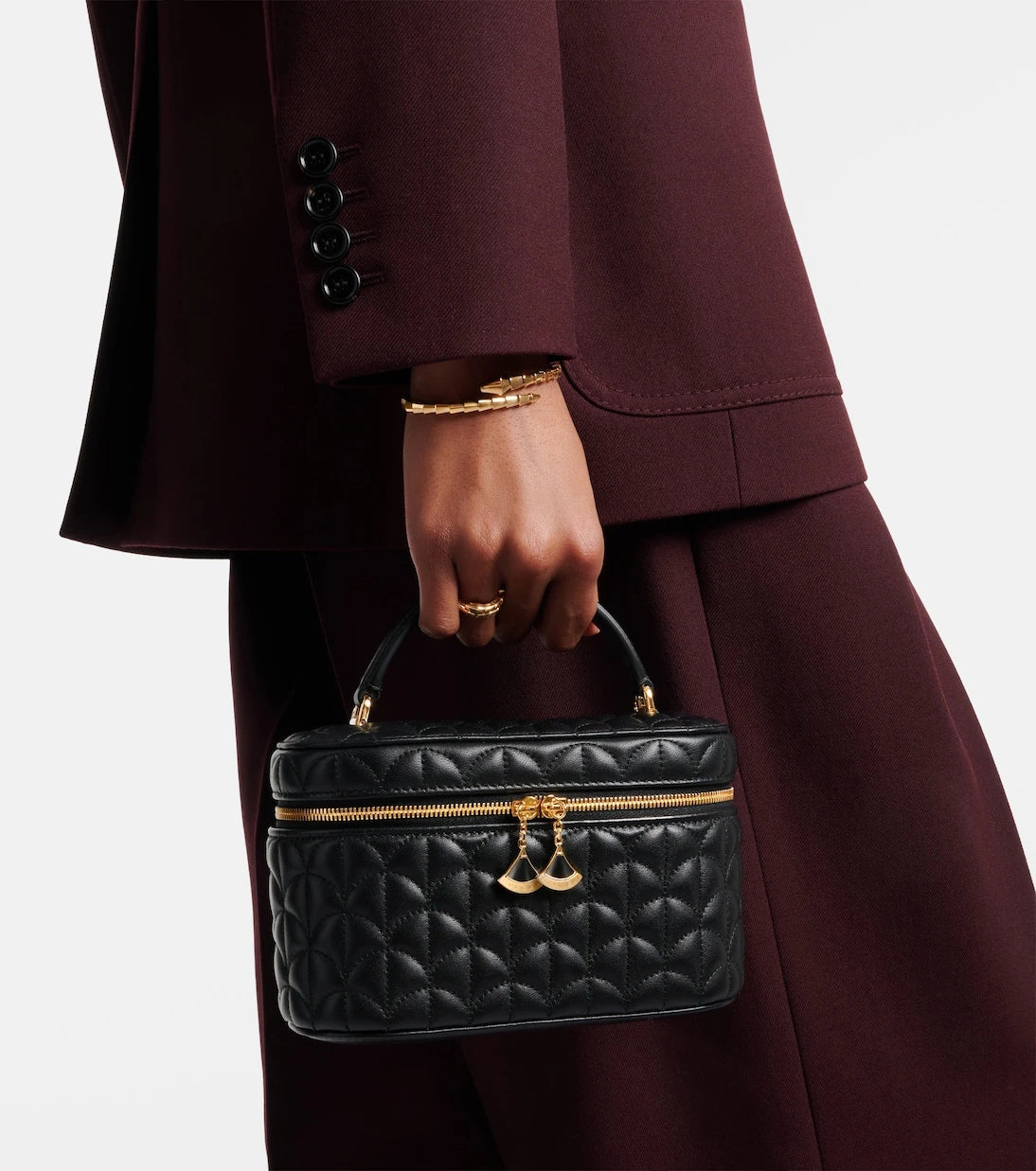 Bvlgari - Divas’ Dream Küçük Deri Seyahat Makyaj Çantası