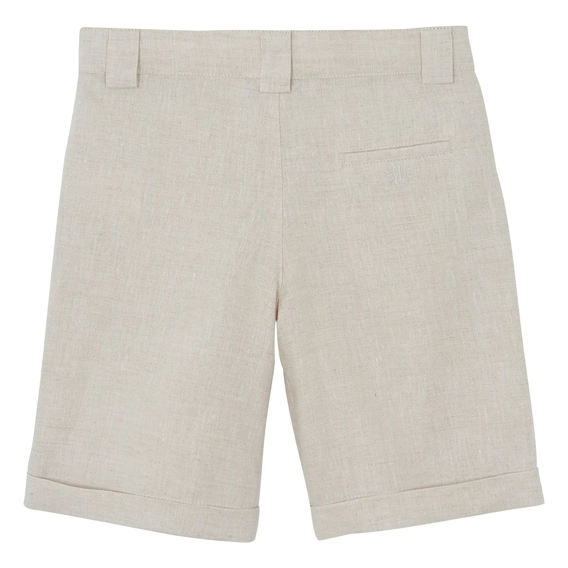 Tartine et Chocolat - Linen shorts | Sand