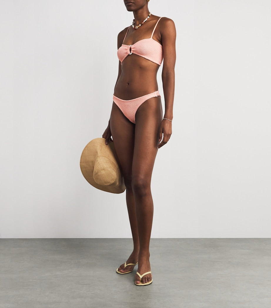 Pink Misty Pearl Hoop Bikini