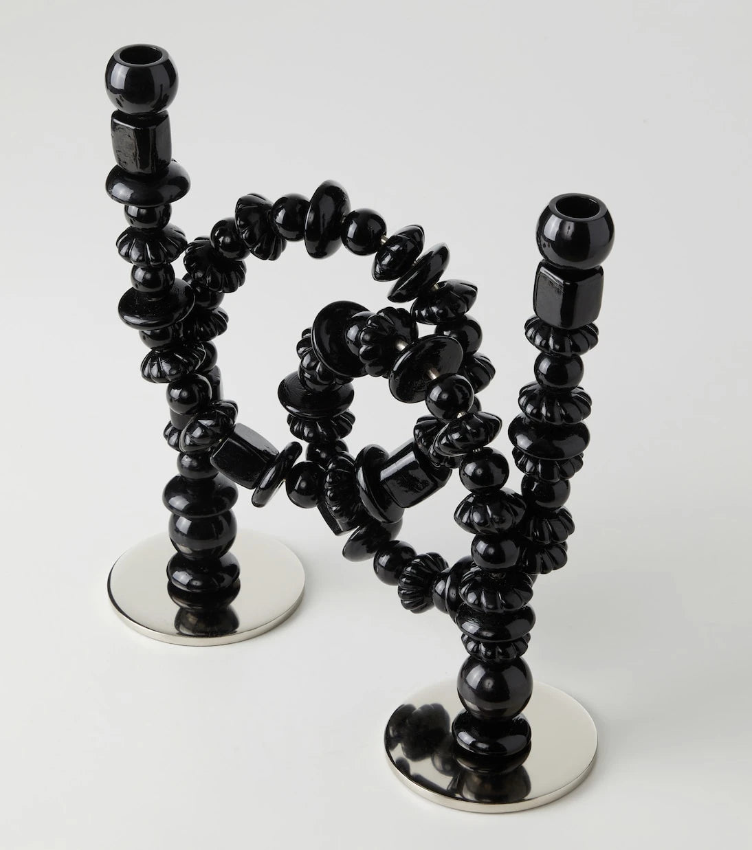 Polspotten - Beads glass candle holder