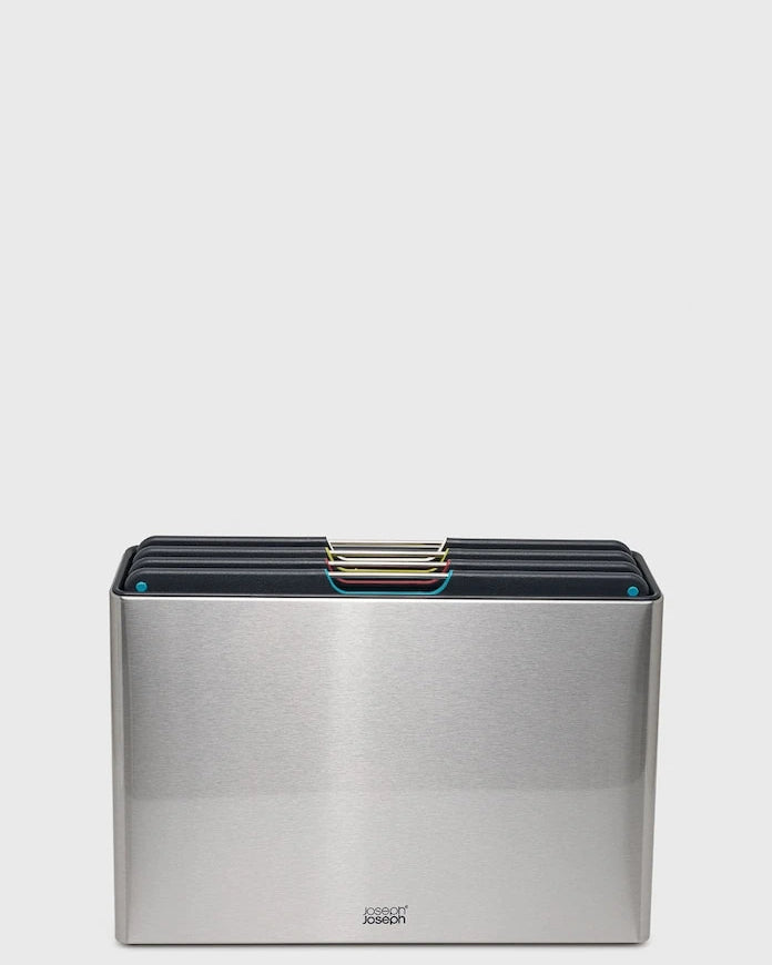 Joseph Joseph Комплект дъски за рязане с органайзер Folio Steel (4 броя)