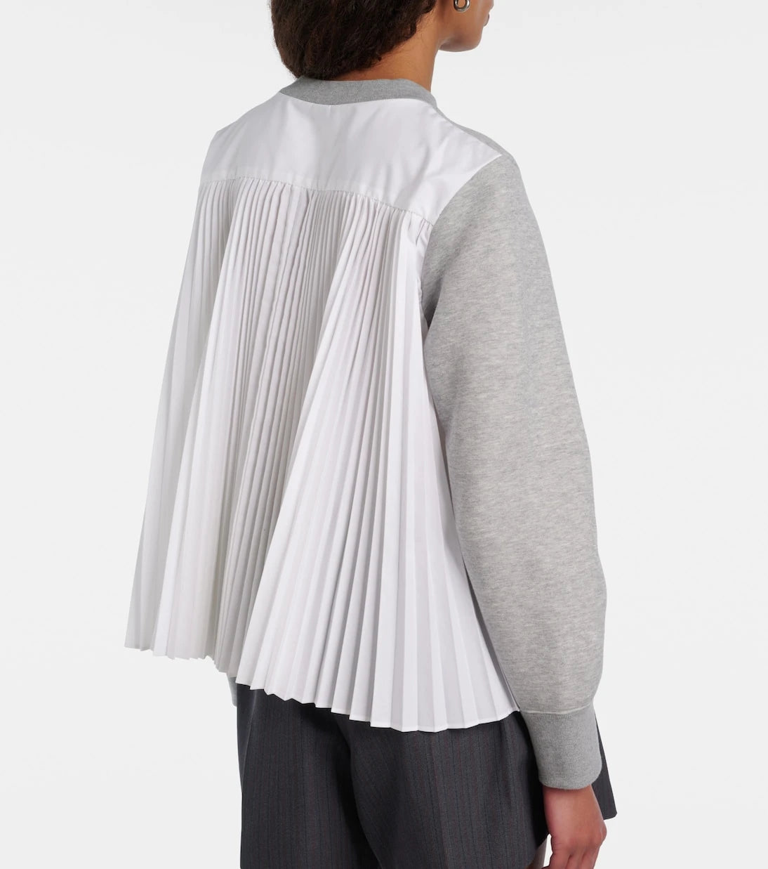 Sacai - Cotton-blend sweatshirt