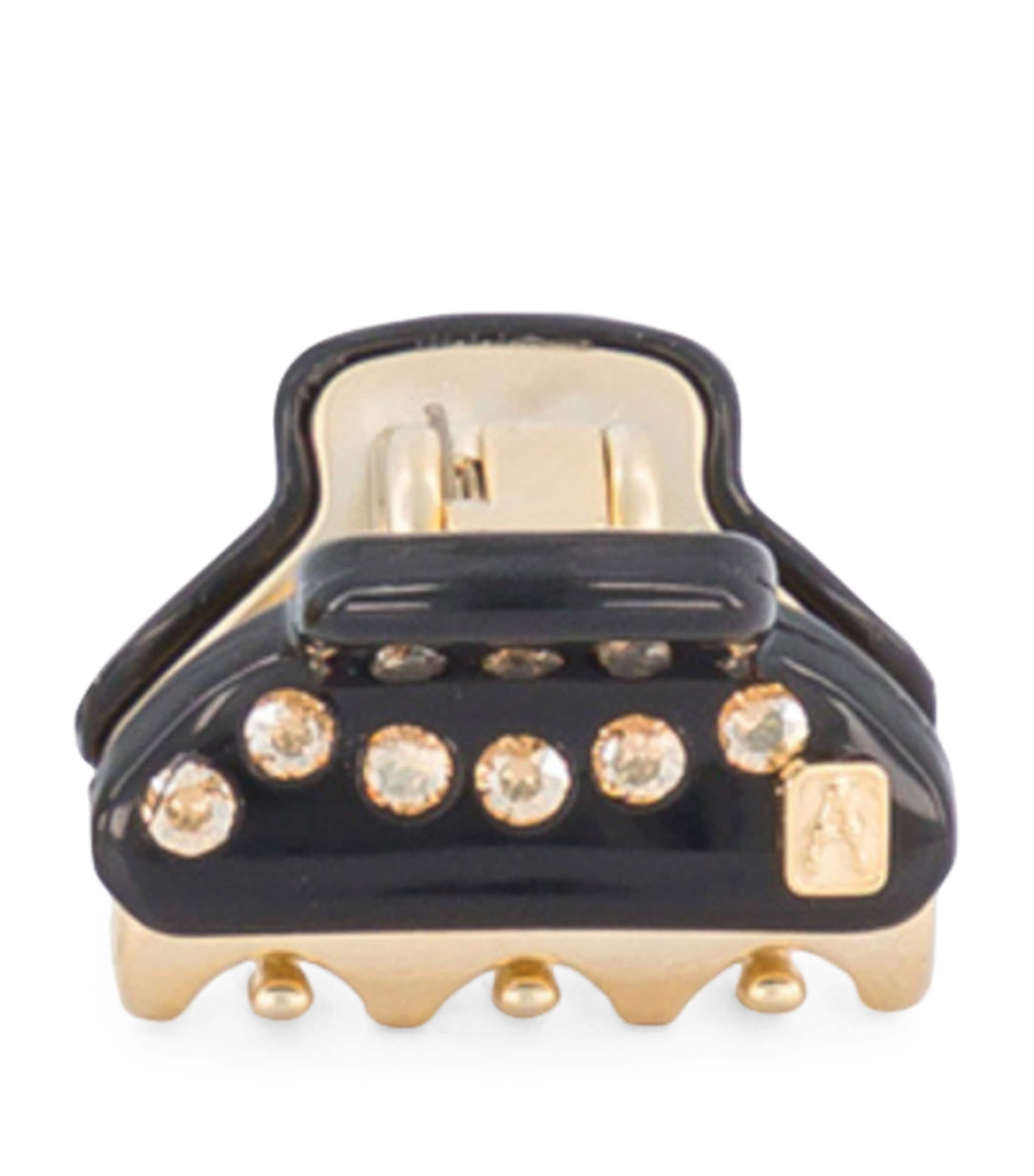 Alexandre de Paris Gold-Plated Mini Claw Hair Clip