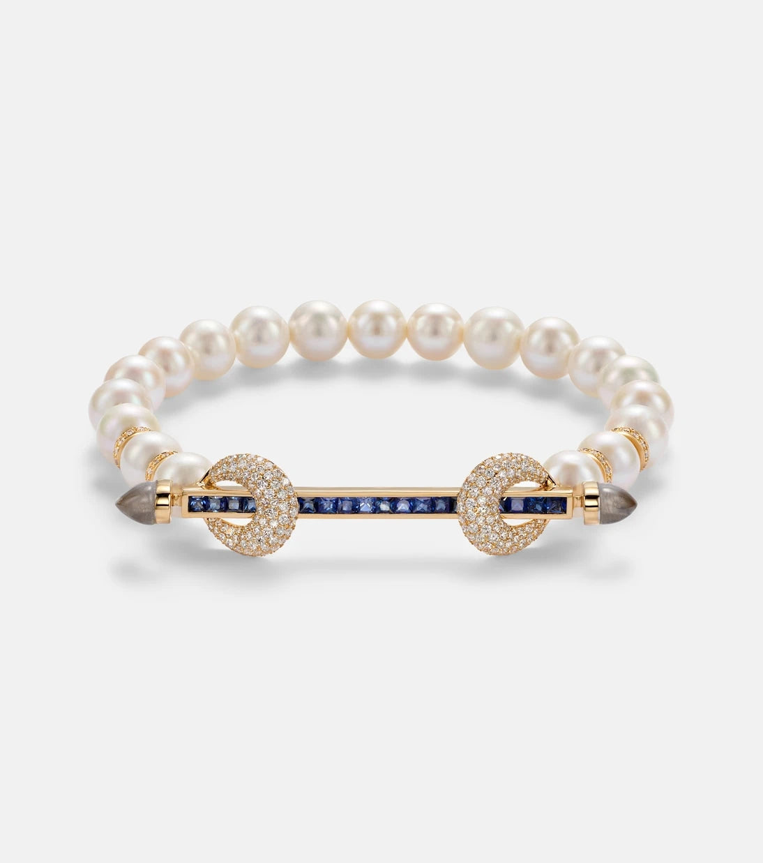Ananya - Chakra 18kt gold bracelet with gemstones