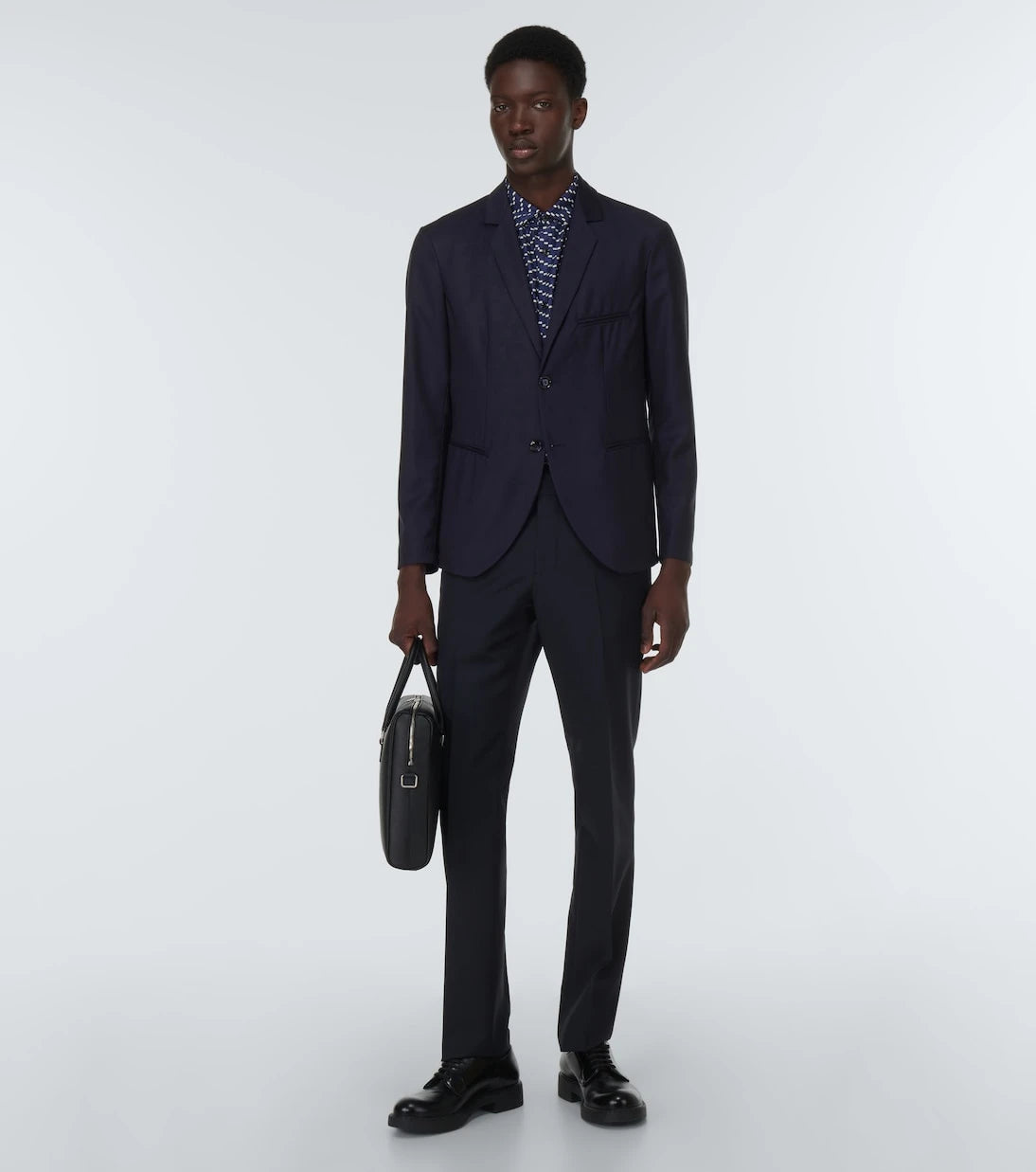 Giorgio Armani - Single-breasted virgin wool blazer
