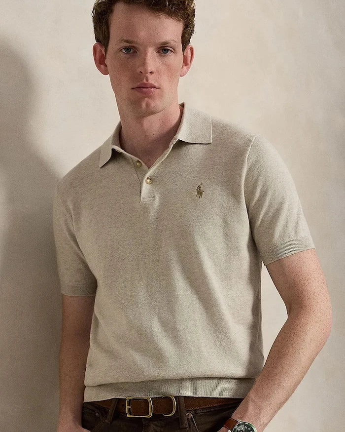 Polo Ralph Lauren Erkek Pamuk Kısa Kollu Kazak