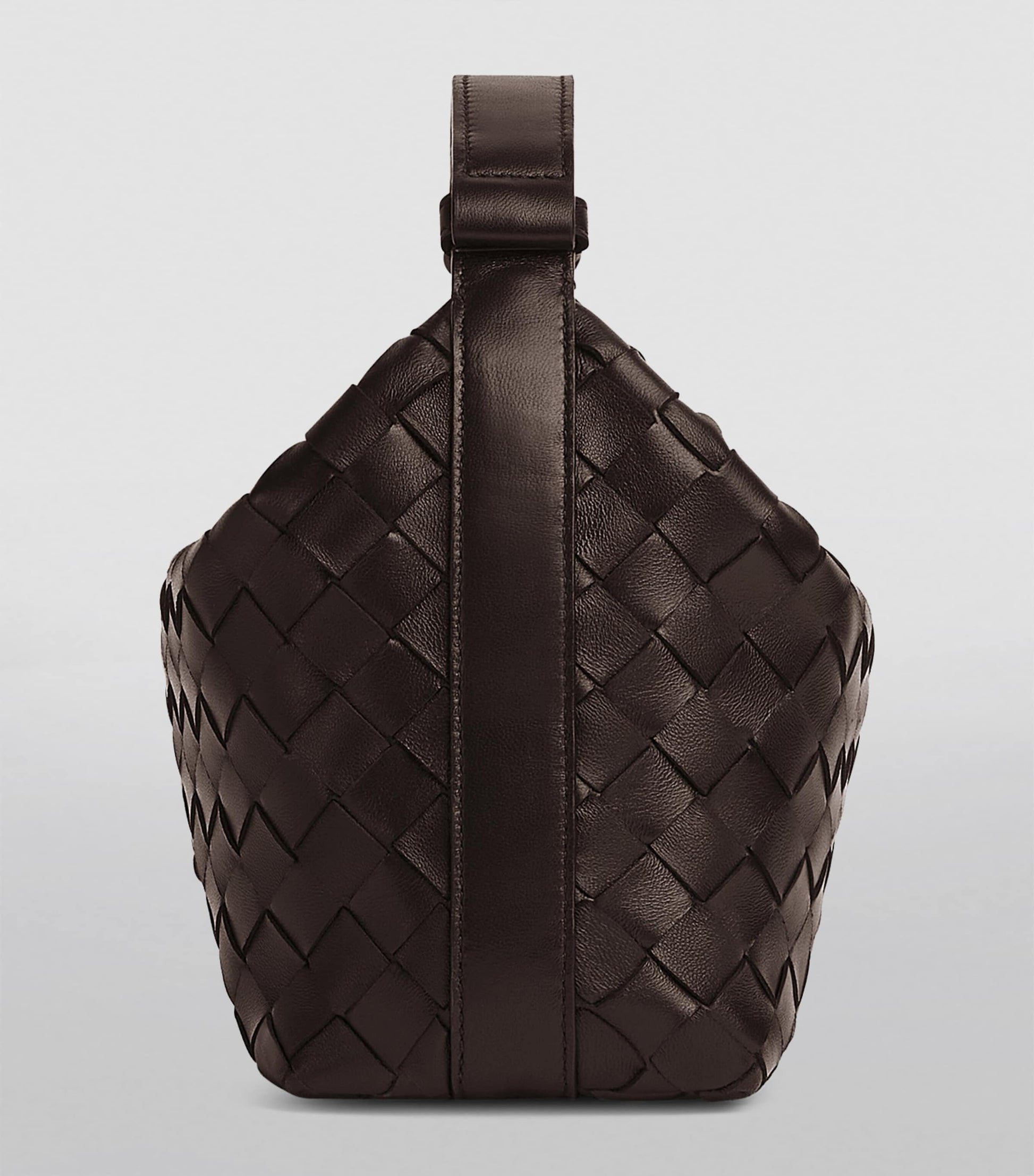 Bottega Veneta Brown Small Wallace Top-Handle Bag