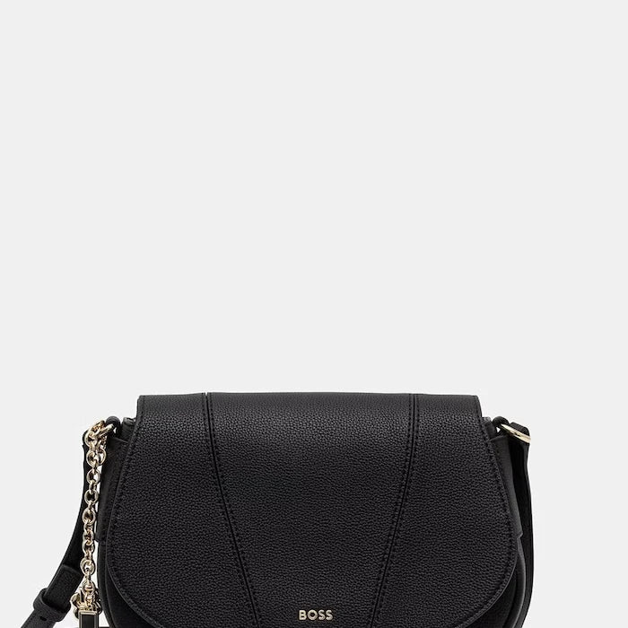 BOSS kadın suni deri crossbody çanta SALLEY SADDLE