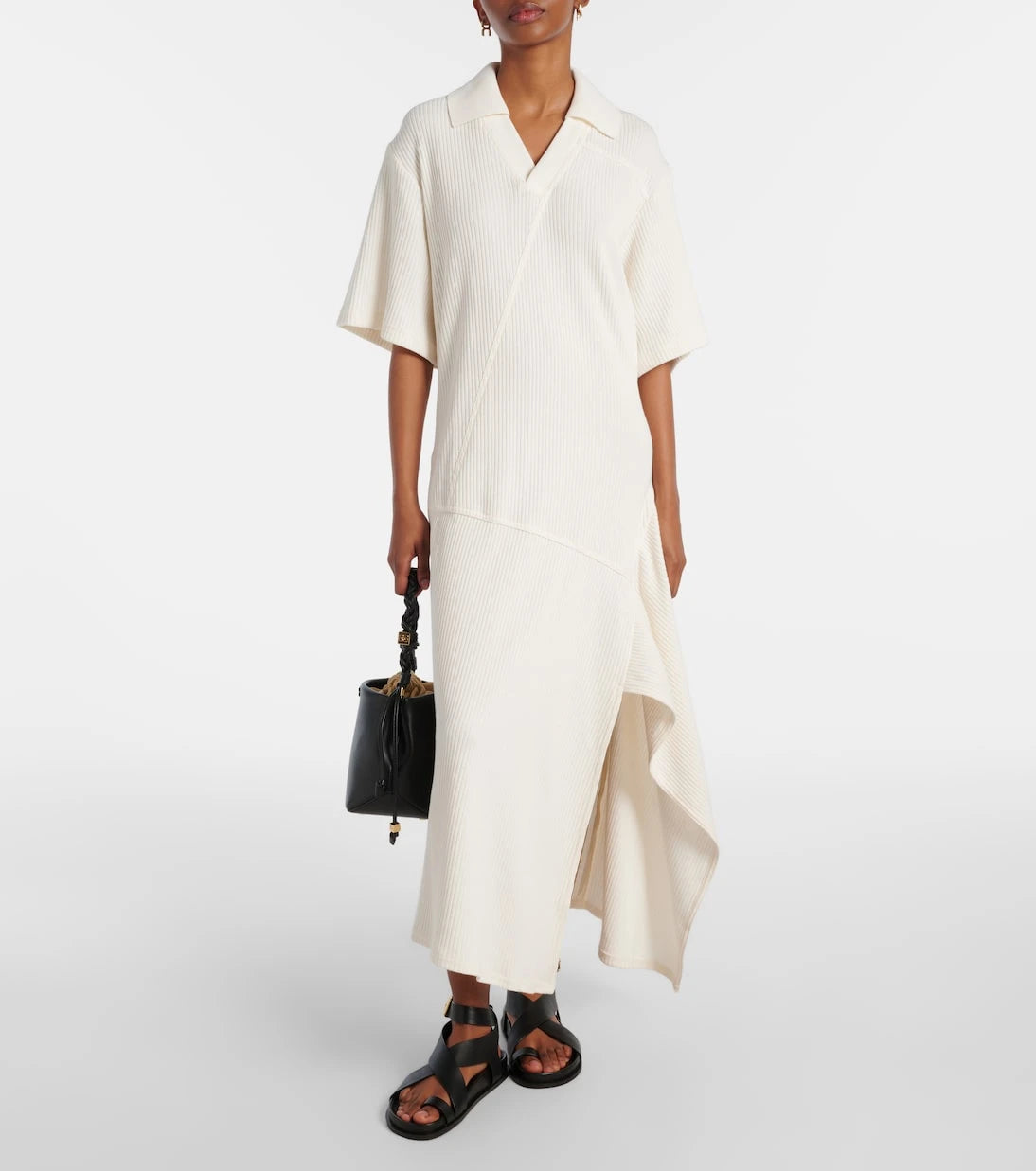 Plan C - Cotton midi dress