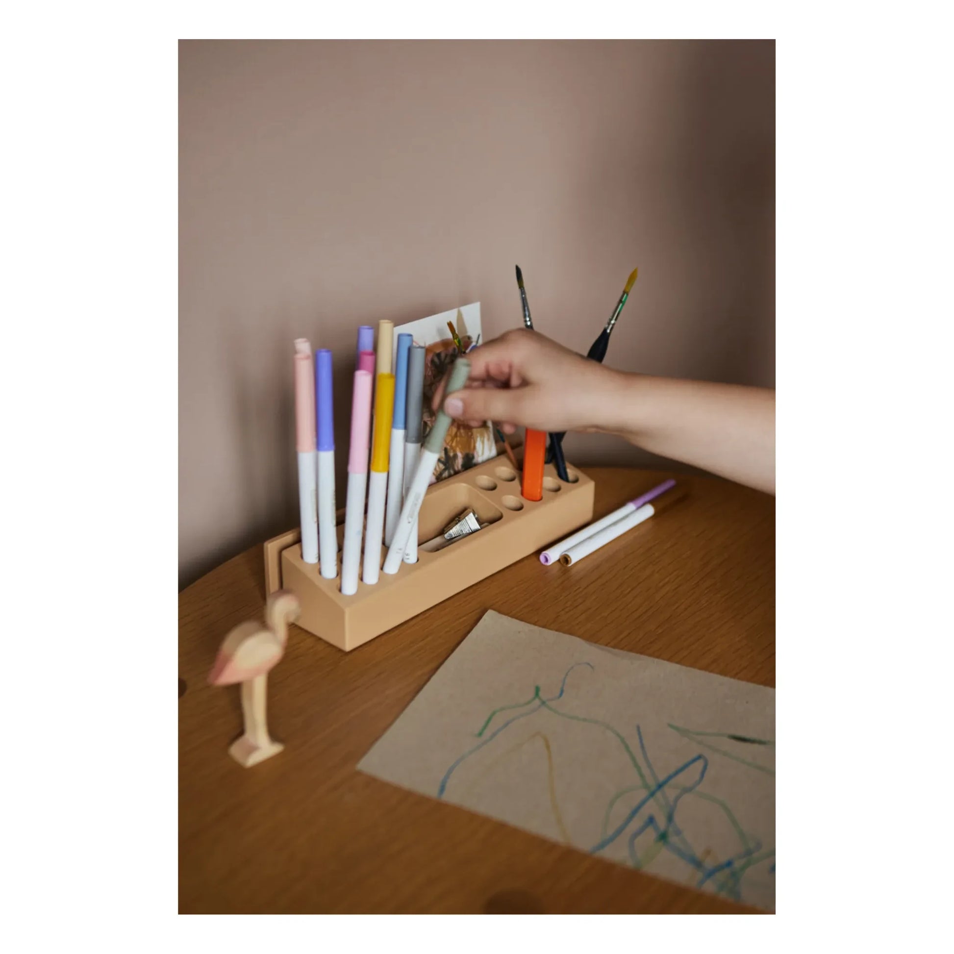 Nofred - Ash Wood Pencil Holder | Beige