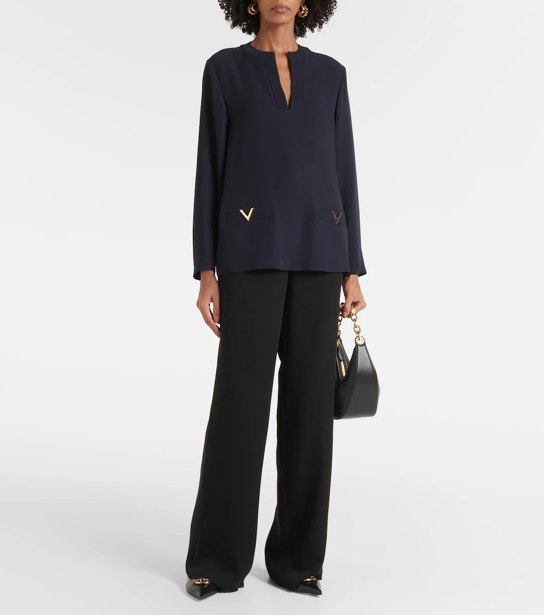 Valentino - VGold Cady Couture top