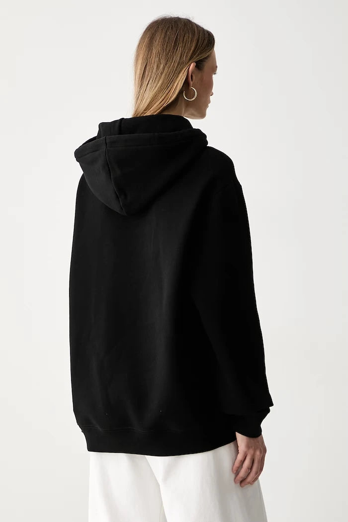 Marimekko kapüşonlu kadın pamuklu sweatshirt