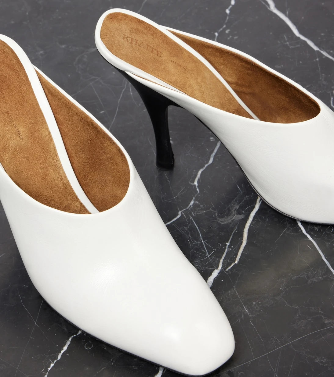 Khaite - Colt 100 leather mules
