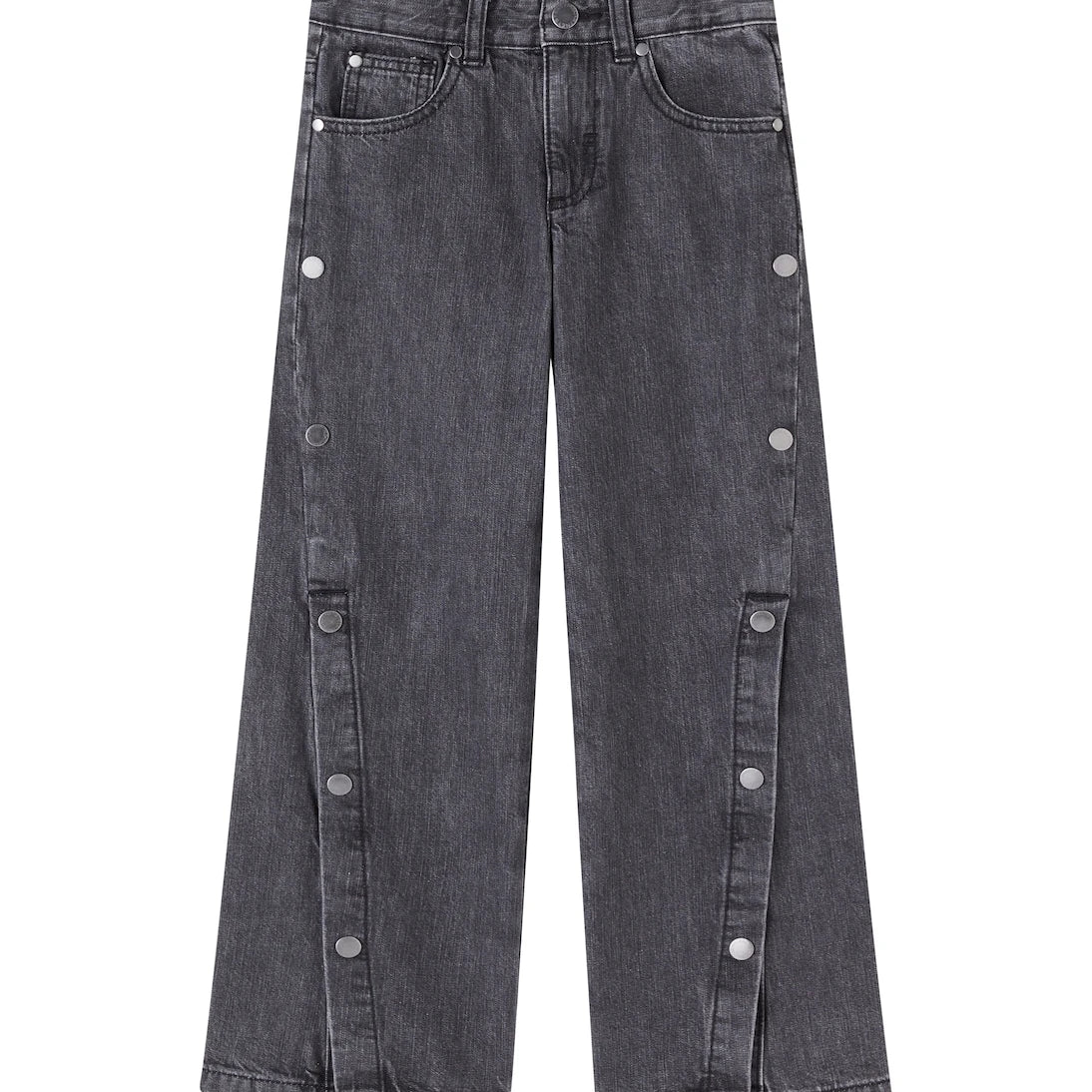 Stella McCartney Kids - Embroidered wide-leg jeans