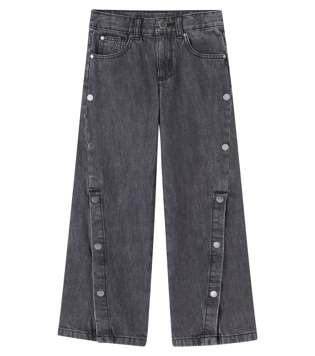 Stella McCartney Kids - Embroidered wide-leg jeans