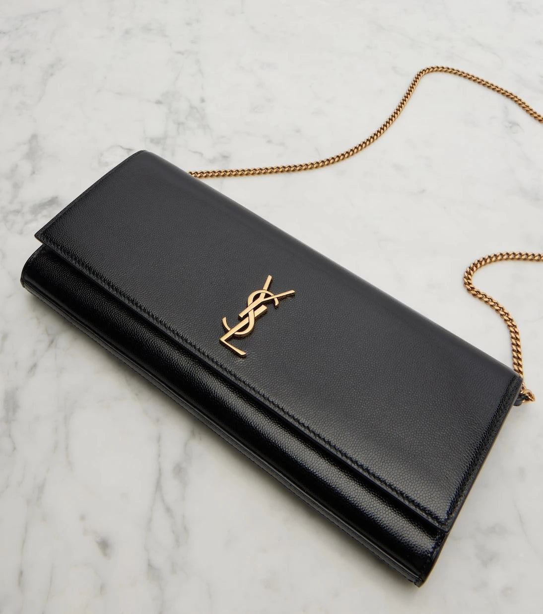 Saint Laurent - Kate leather clutch