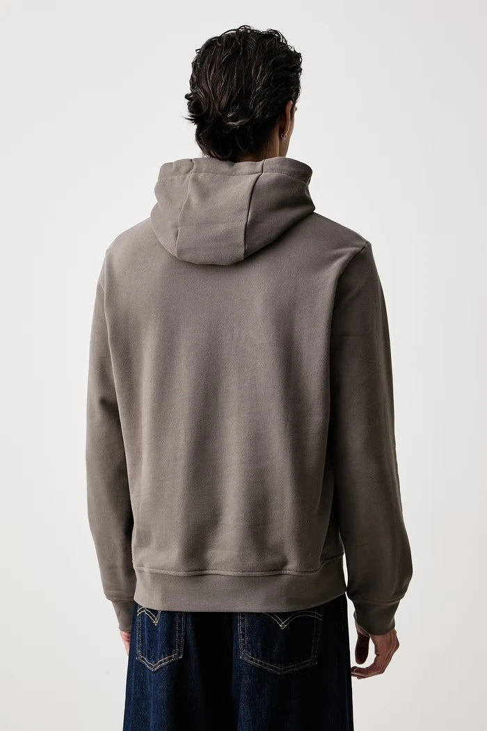Pamuk ve elastanlı erkek kapüşonlu sweatshirt