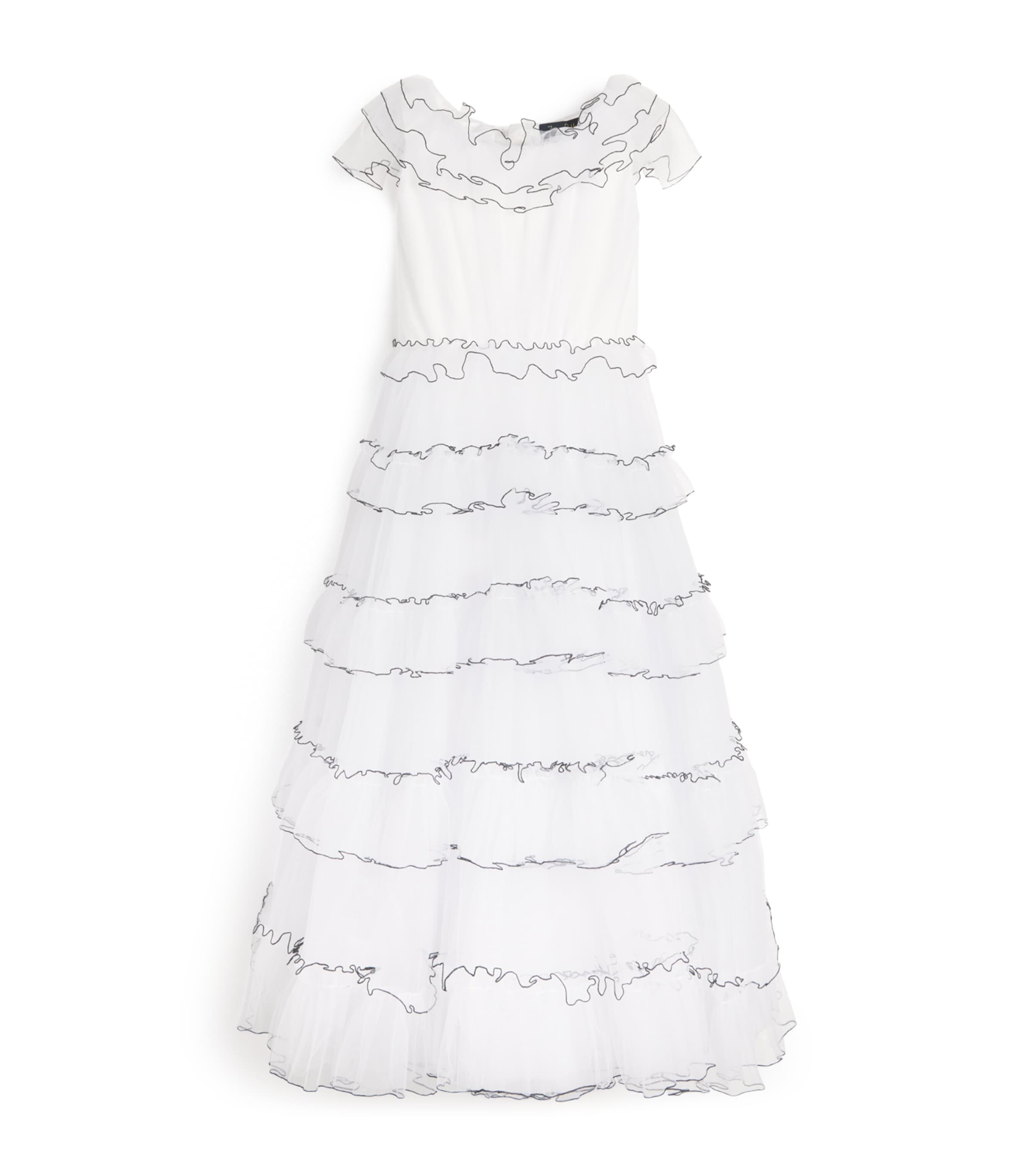 Jenny Packham Kids Tulle Harlow Dress (6-14 Years)