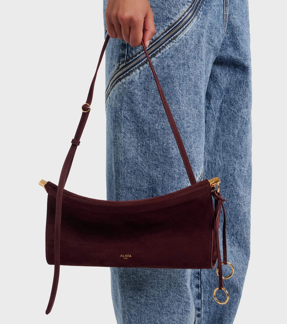 Alaïa - Le Click Medium suede shoulder bag