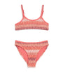 Lison Paris Zigzag Coral Bikini (6-14 Years)