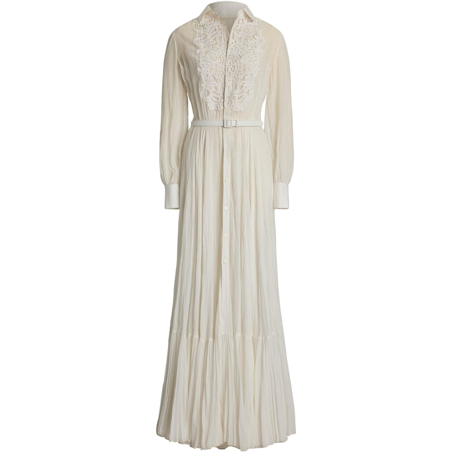 White Embroidered Seymour Dress