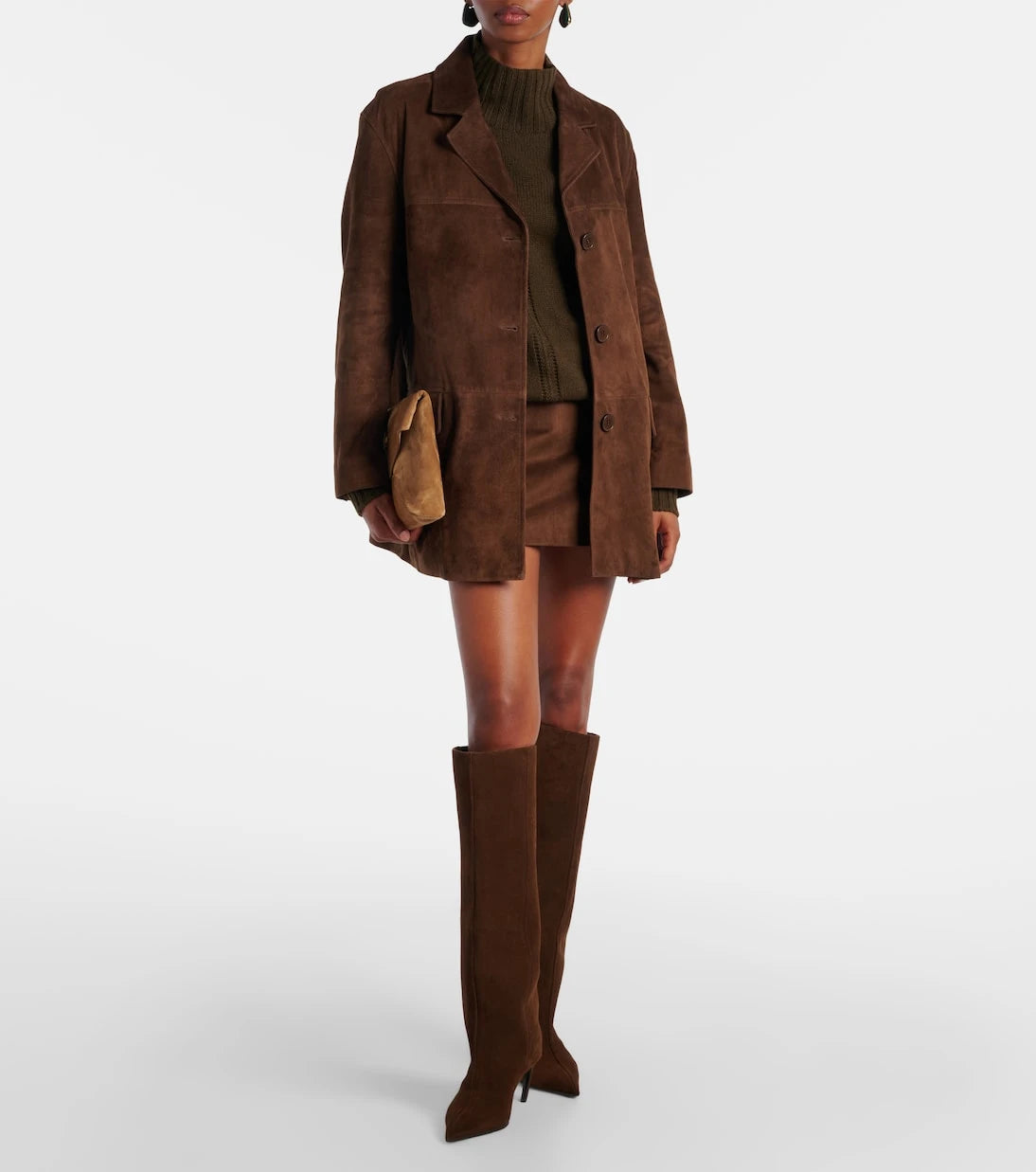 Nour Hammour - Voltia suede jacket