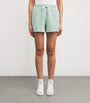 Green Fleece Polo Pony Shorts