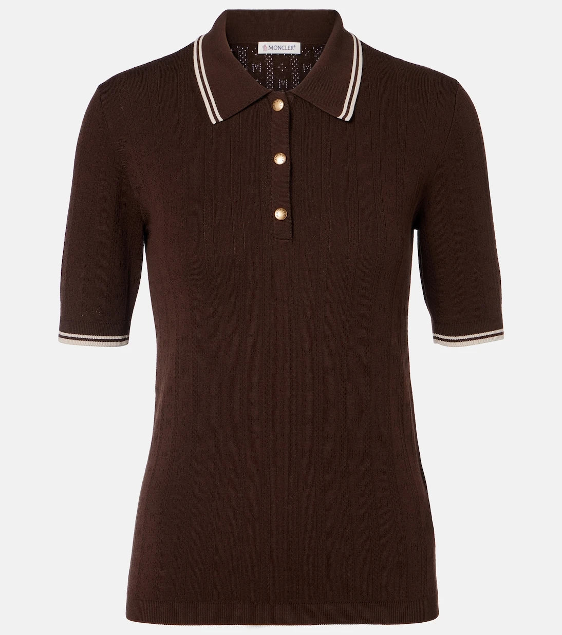 Moncler - Cotton polo sweater
