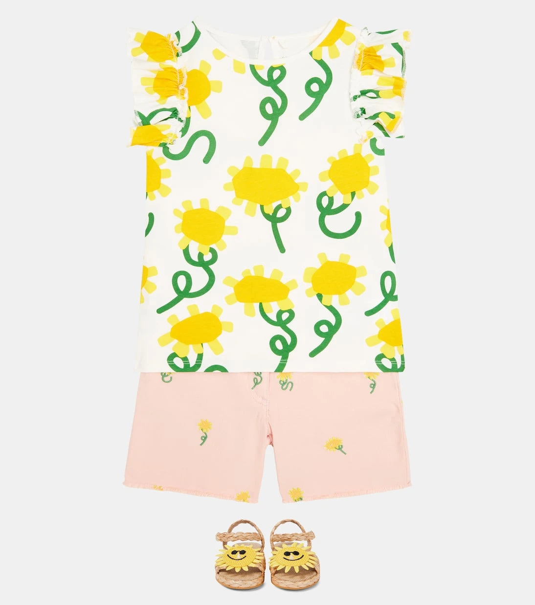 Stella McCartney Kids - Floral cotton top