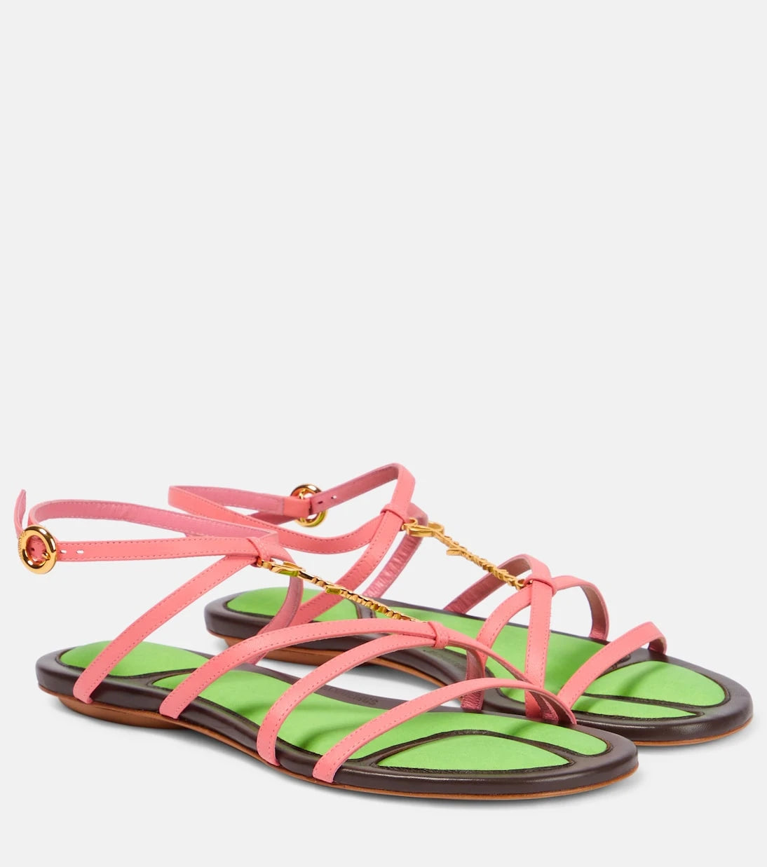 Jacquemus - Embellished leather sandals