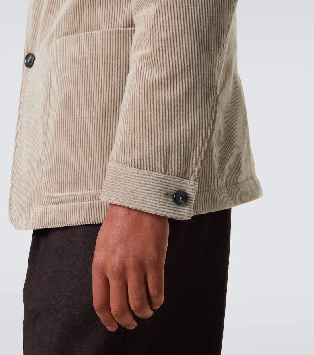 Zegna - Conte cotton and cashmere corduroy jacket