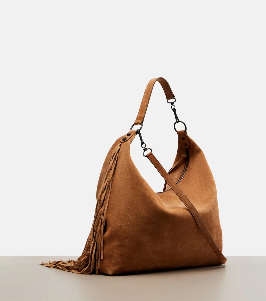 Balenciaga - Le City Medium suede shoulder bag