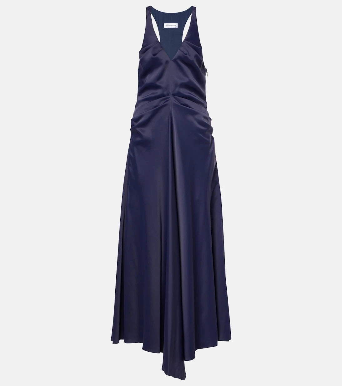 Victoria Beckham - Gathered satin maxi dress