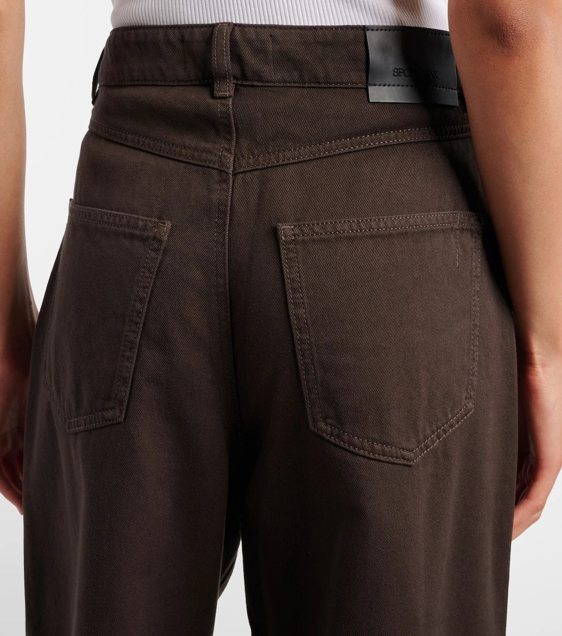 Sportmax - Siamese wide-leg jeans