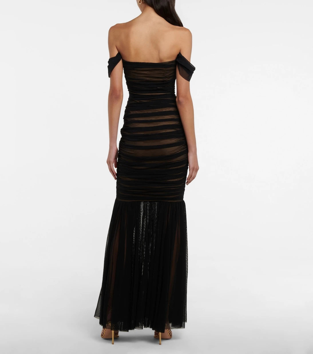 Norma Kamali - Walter off-shoulder gown