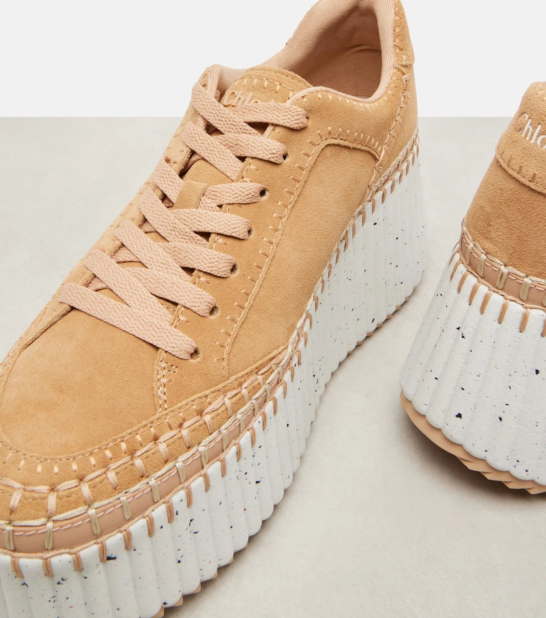 Chloé - Nama süet platform spor ayakkabı