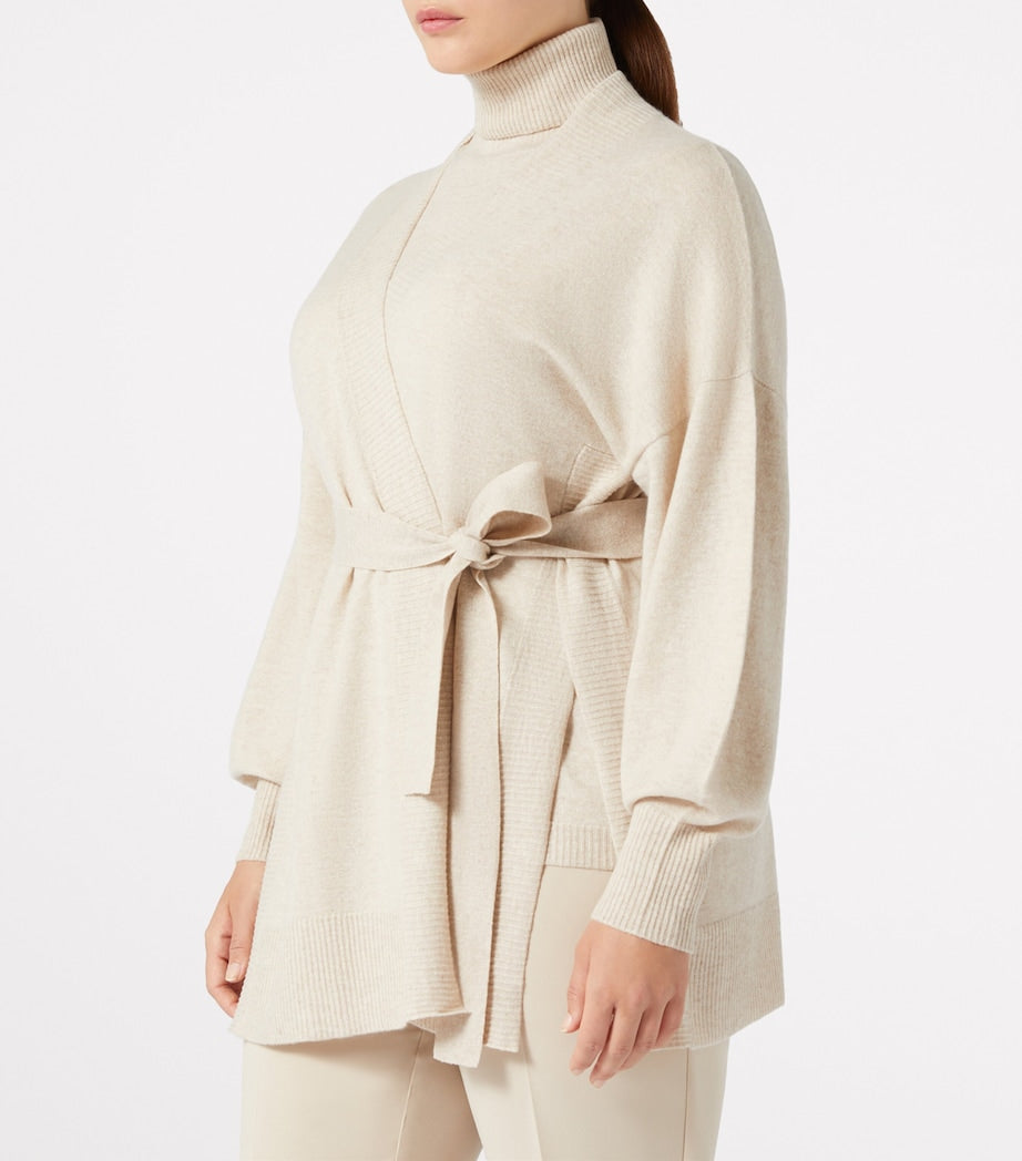 Beige Cashmere Echi Cardigan