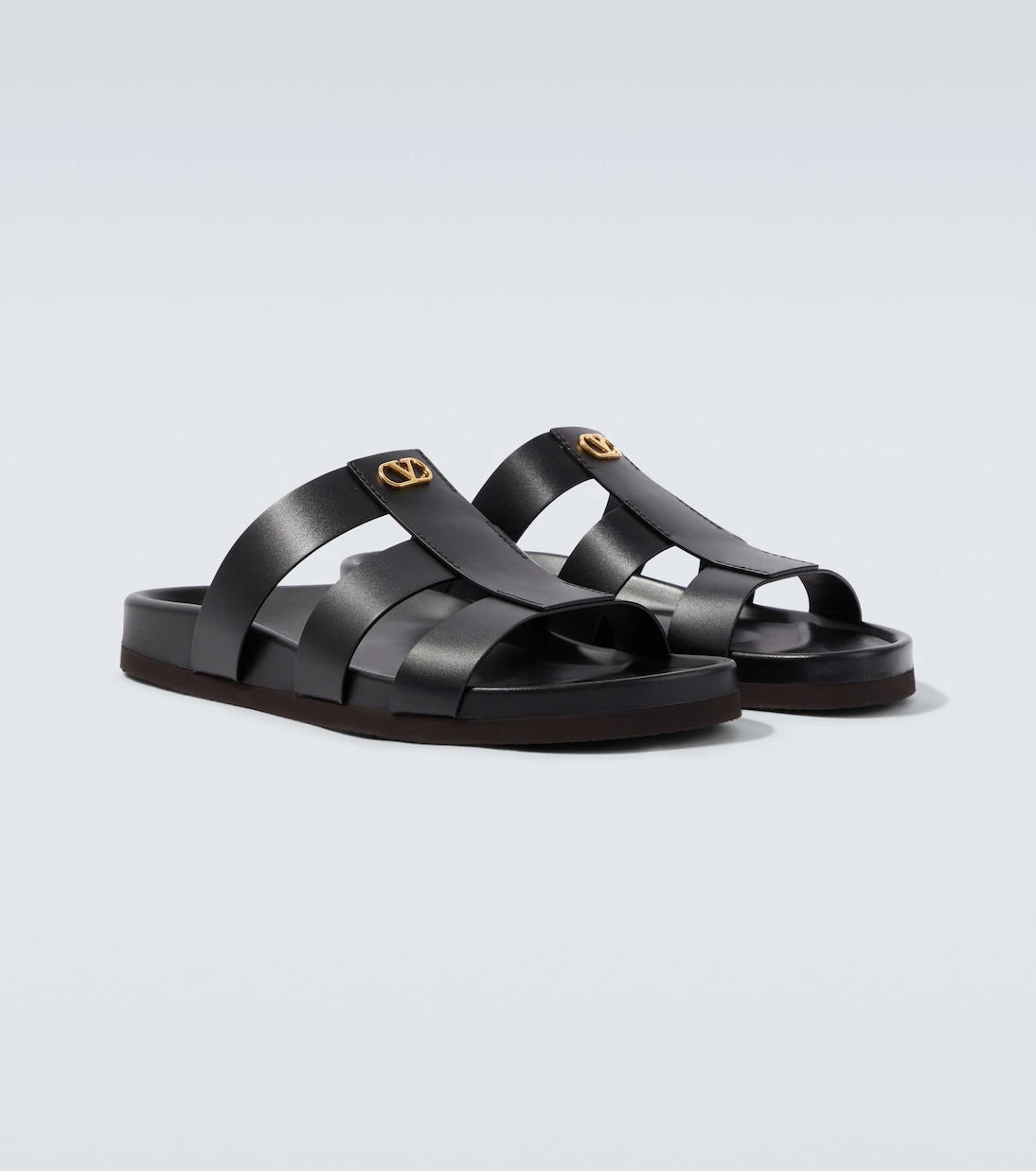 Valentino Garavani - Studshield VLogo leather sandals