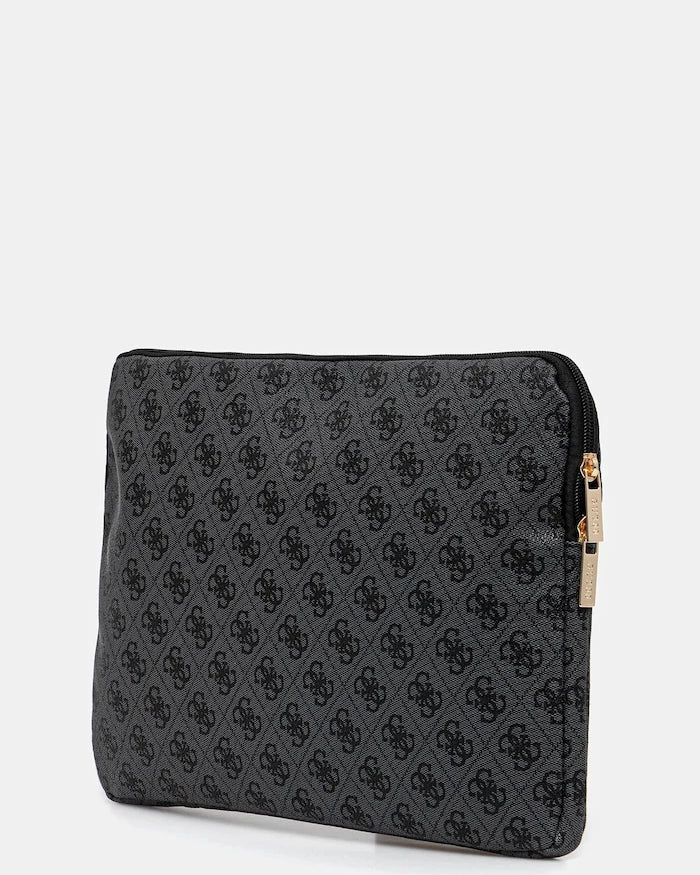 Guess Sleeve 14" 4G Fermuarlı Cep Triangle Logo Laptop Kılıfı