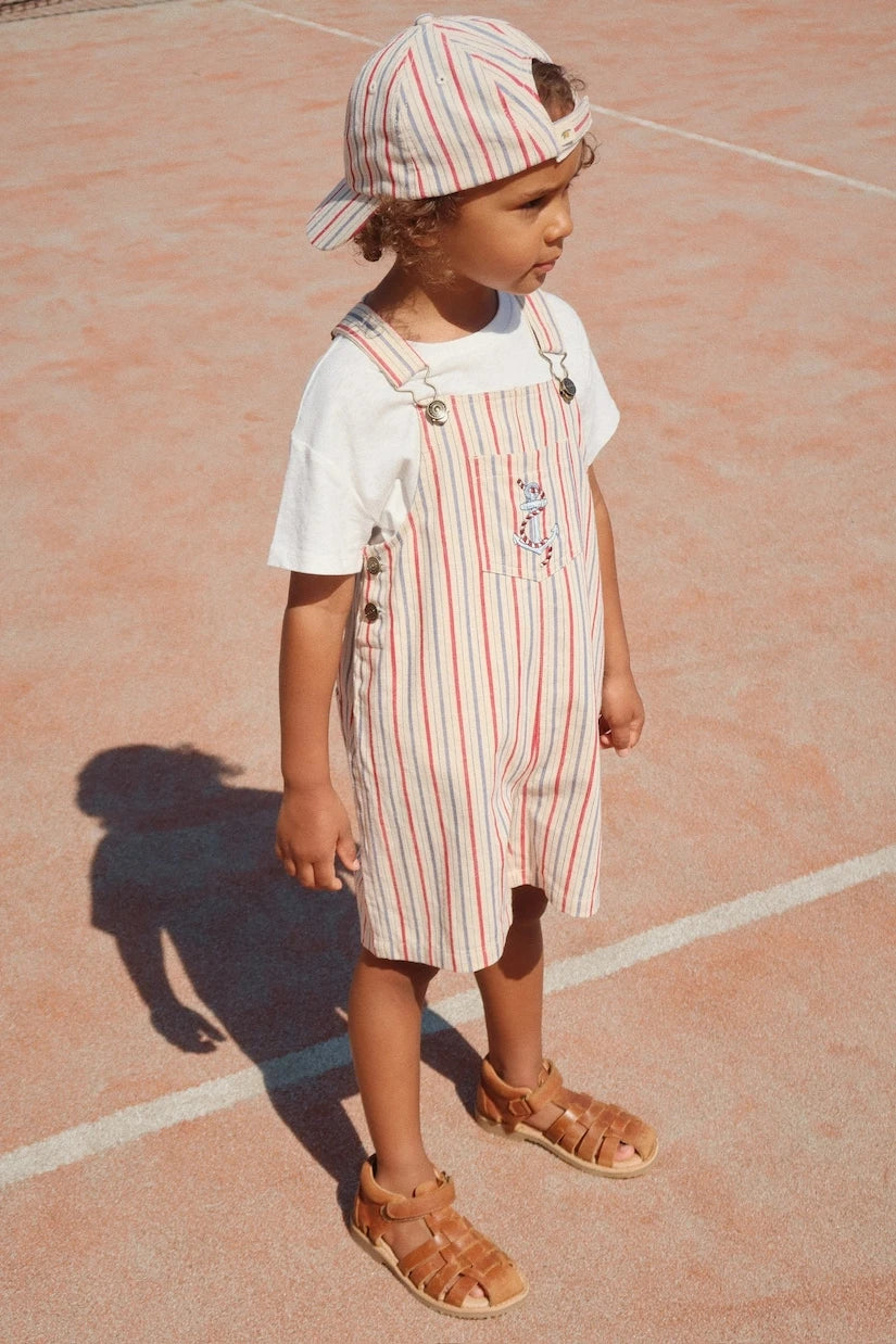 Konges Sløjd - Marlon striped cotton twill overalls