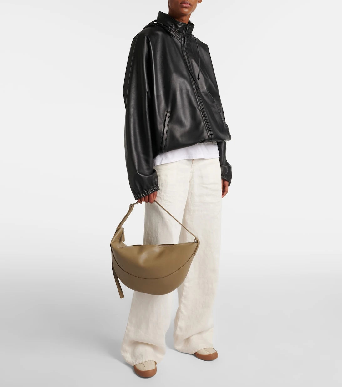 The Row - Jouve Small leather shoulder bag