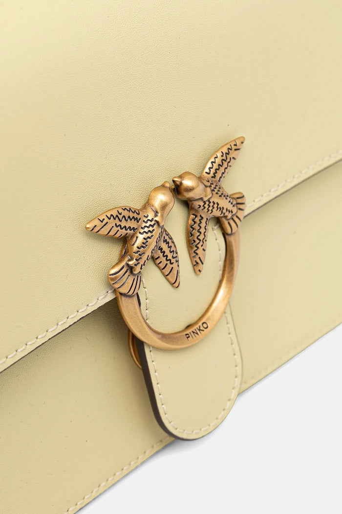 Pinko kadın deri crossbody çanta