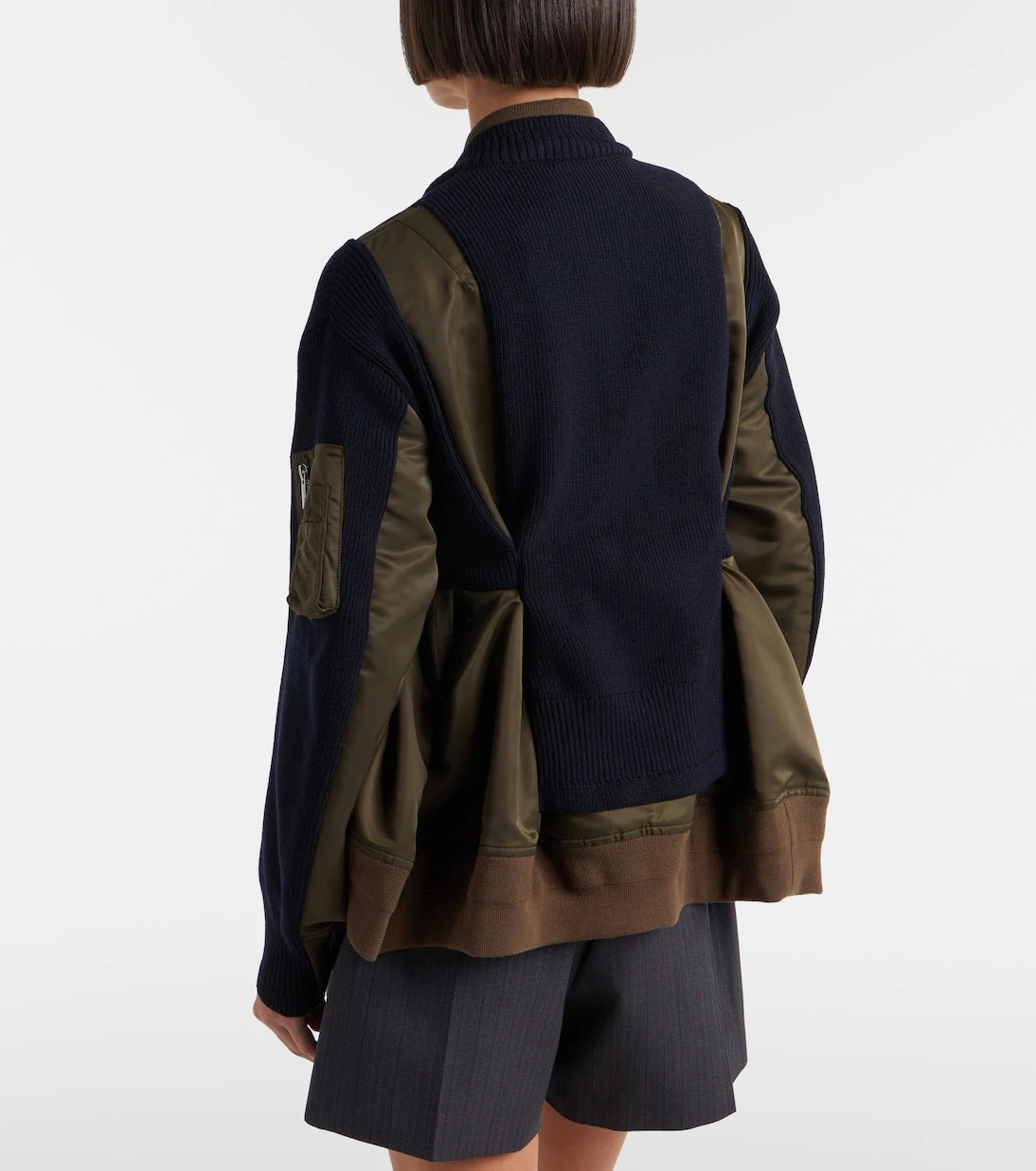Sacai - جاكيت بلوزون متعدد الألواح