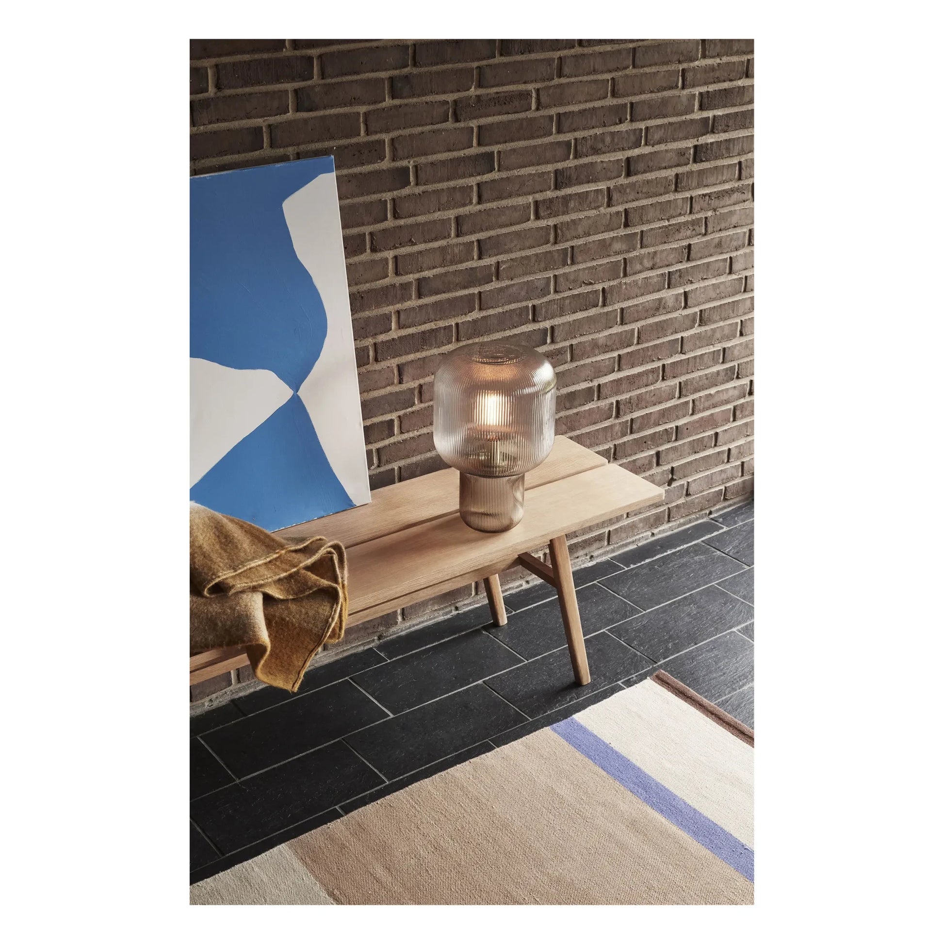 Hübsch - Table Lamp | Ash grey