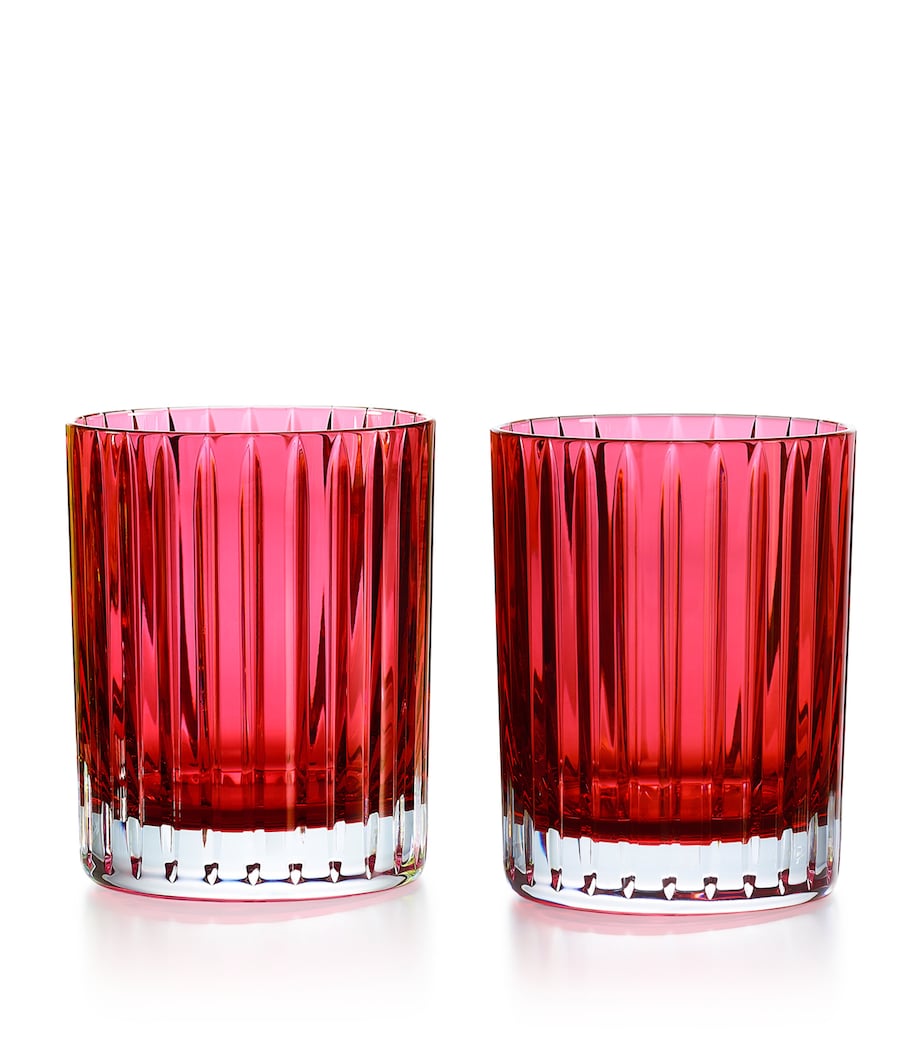 Set of 2 Large Harmonie Red Tumblers (360ml)