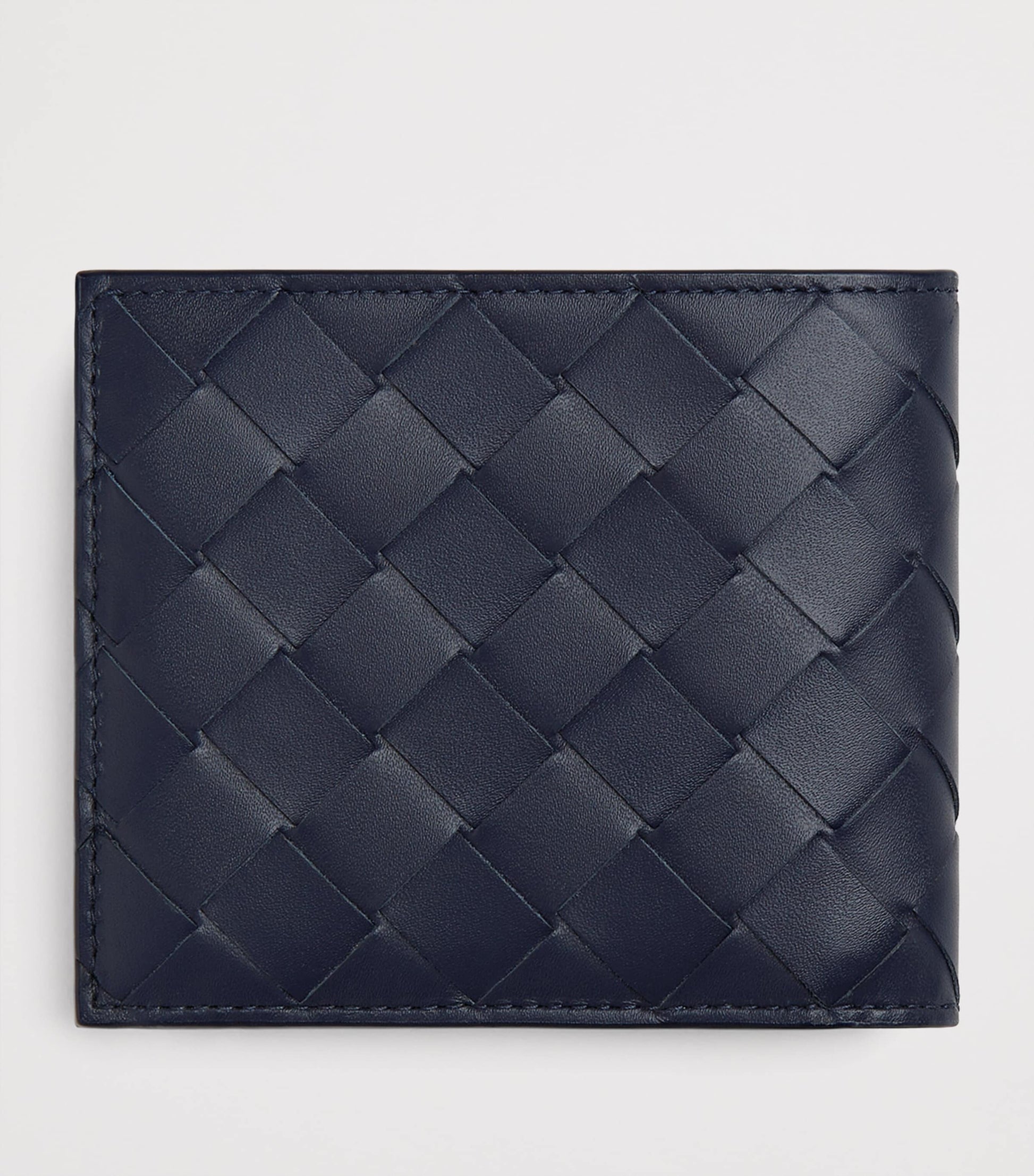 Bottega Veneta Leather Intrecciato Bifold Wallet