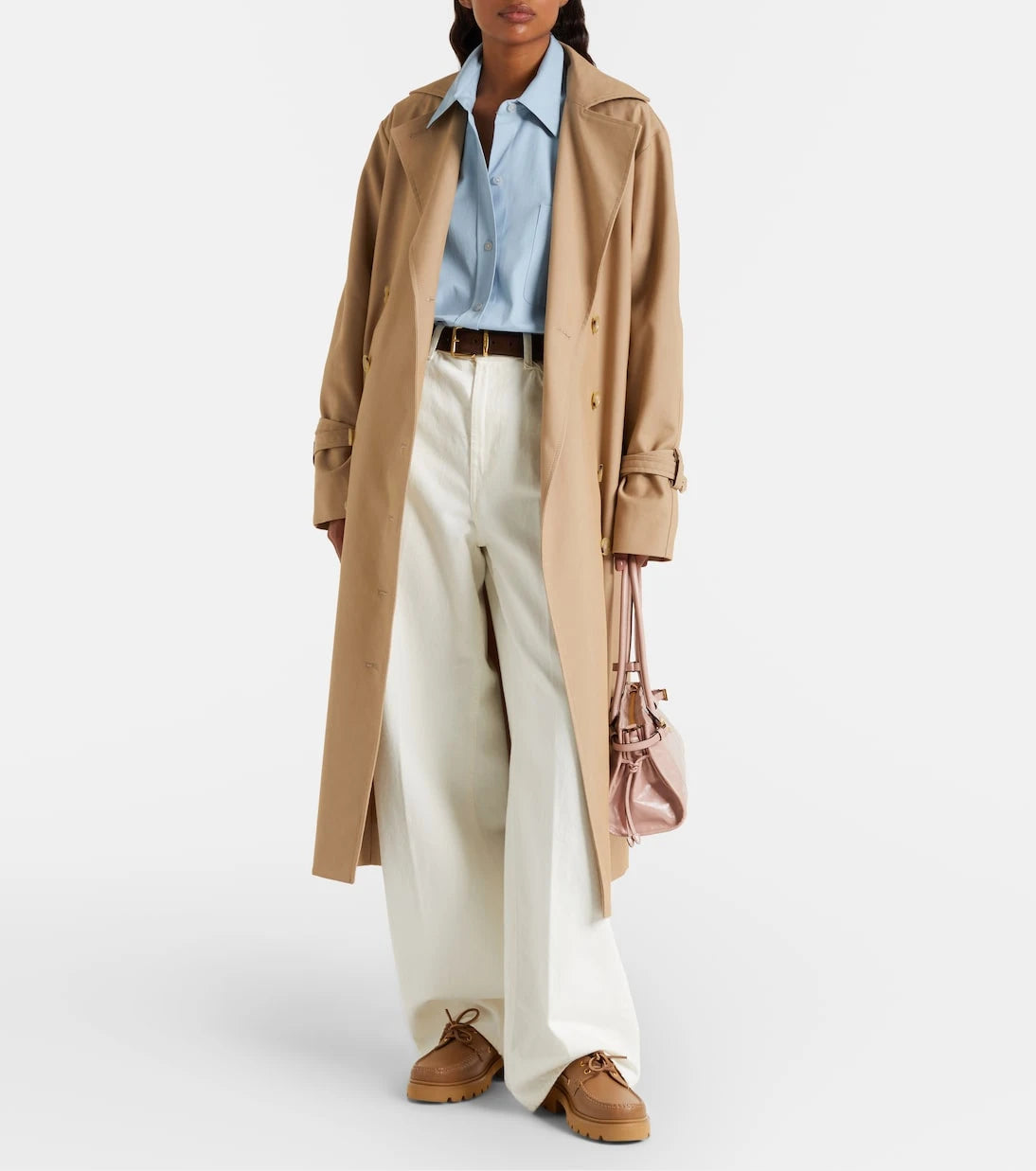 Gianvito Rossi - Olonne leather boat shoes