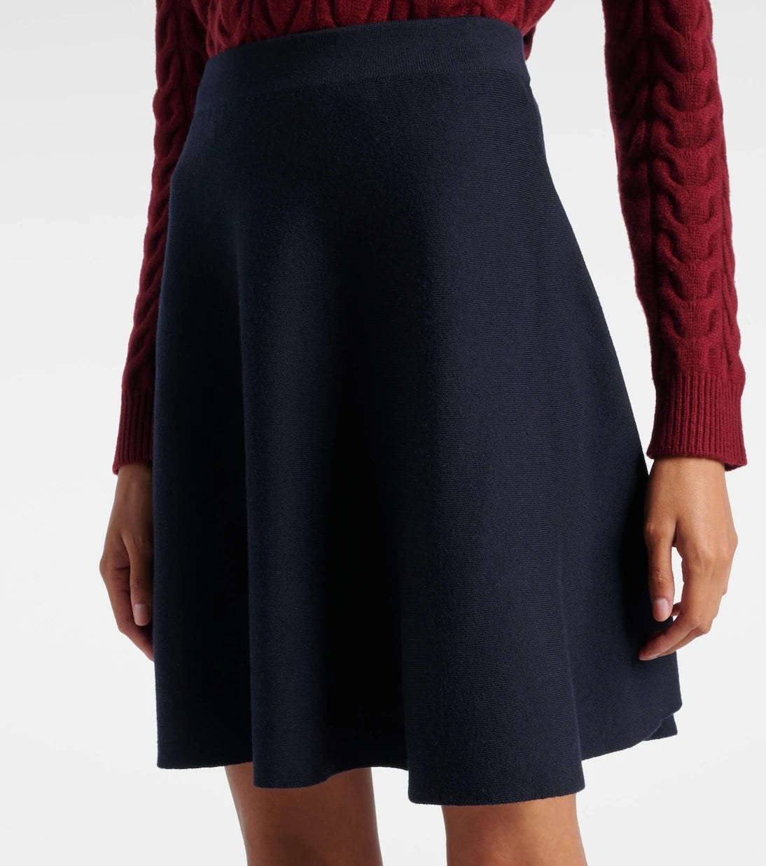 Max Mara - Ubalda virgin wool miniskirt